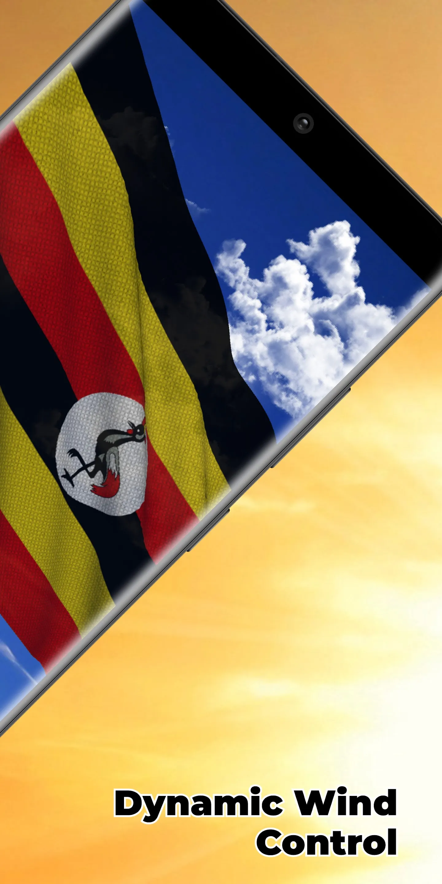 Uganda Flag Live Wallpaper | Indus Appstore | Screenshot