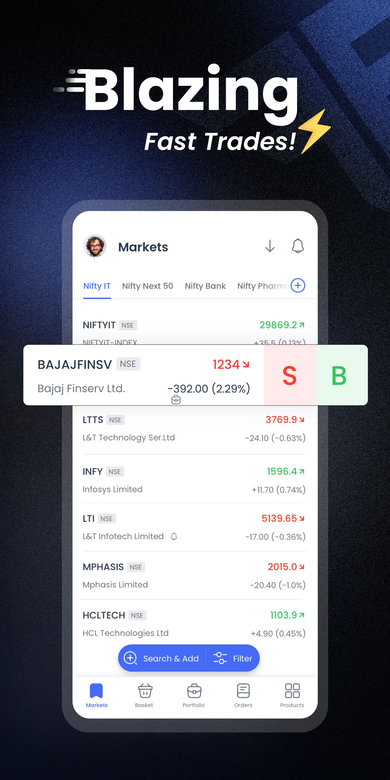 FYERS: Stocks & Option Trading | Indus Appstore | Screenshot