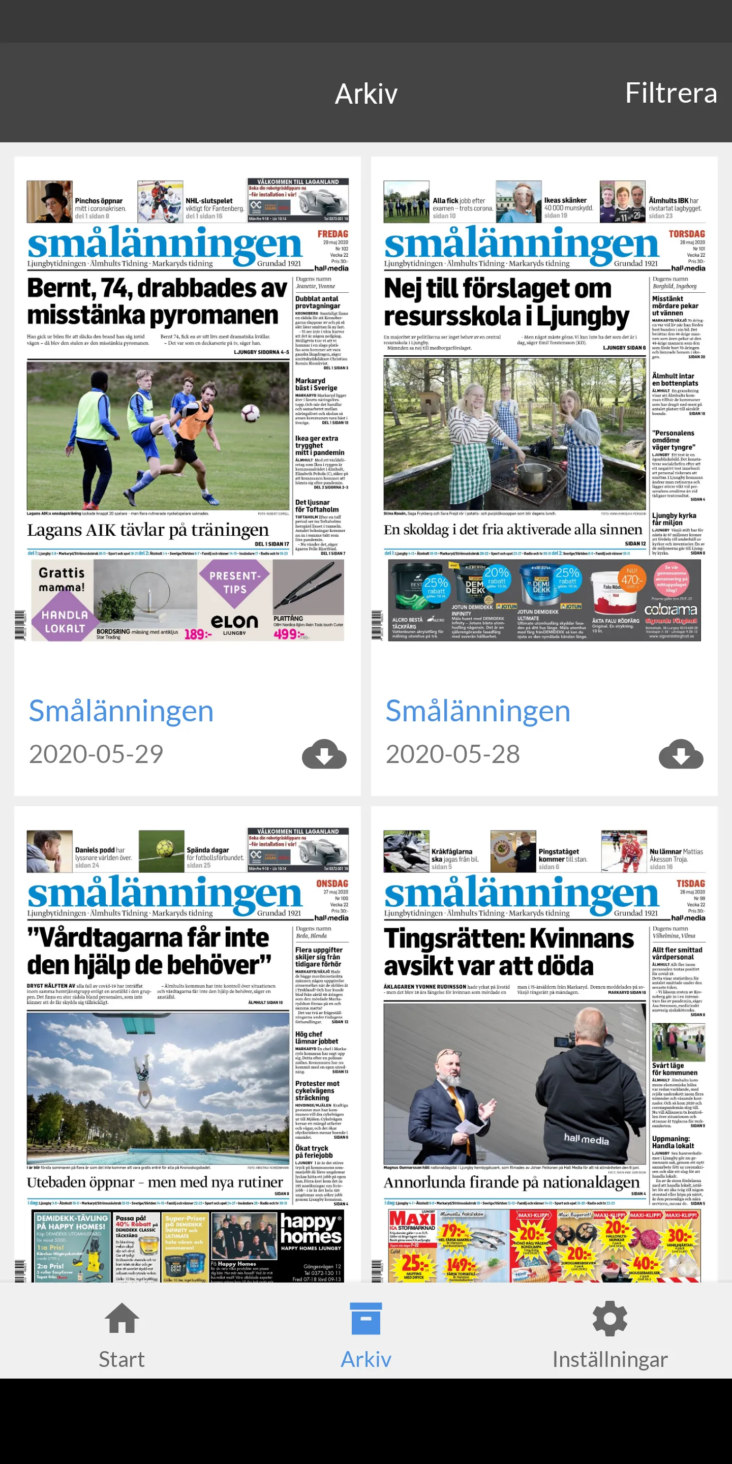 Smålänningen e-tidning | Indus Appstore | Screenshot