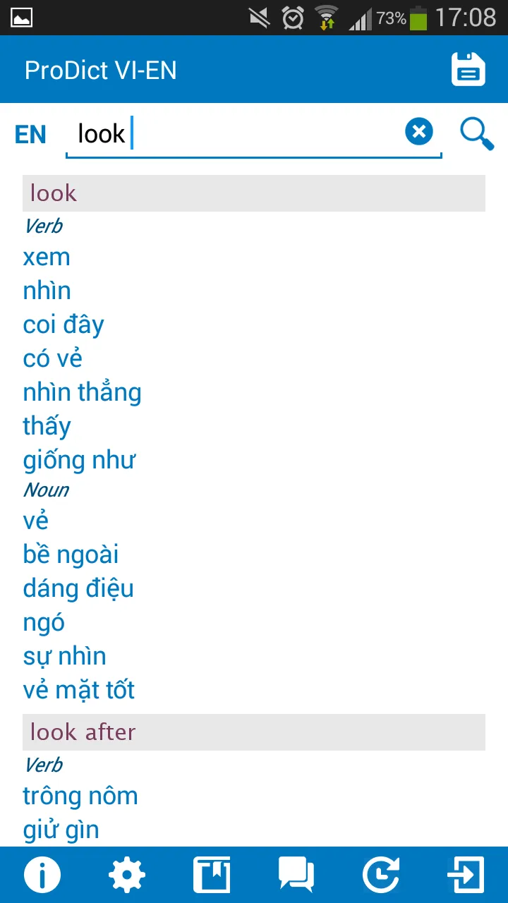 Vietnamese -English dictionary | Indus Appstore | Screenshot