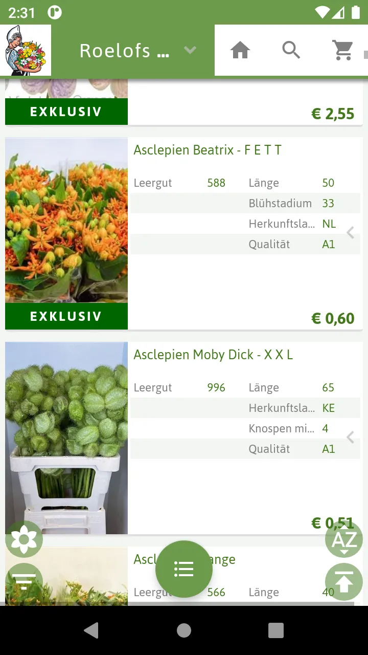 Roelofs Blumen | Indus Appstore | Screenshot