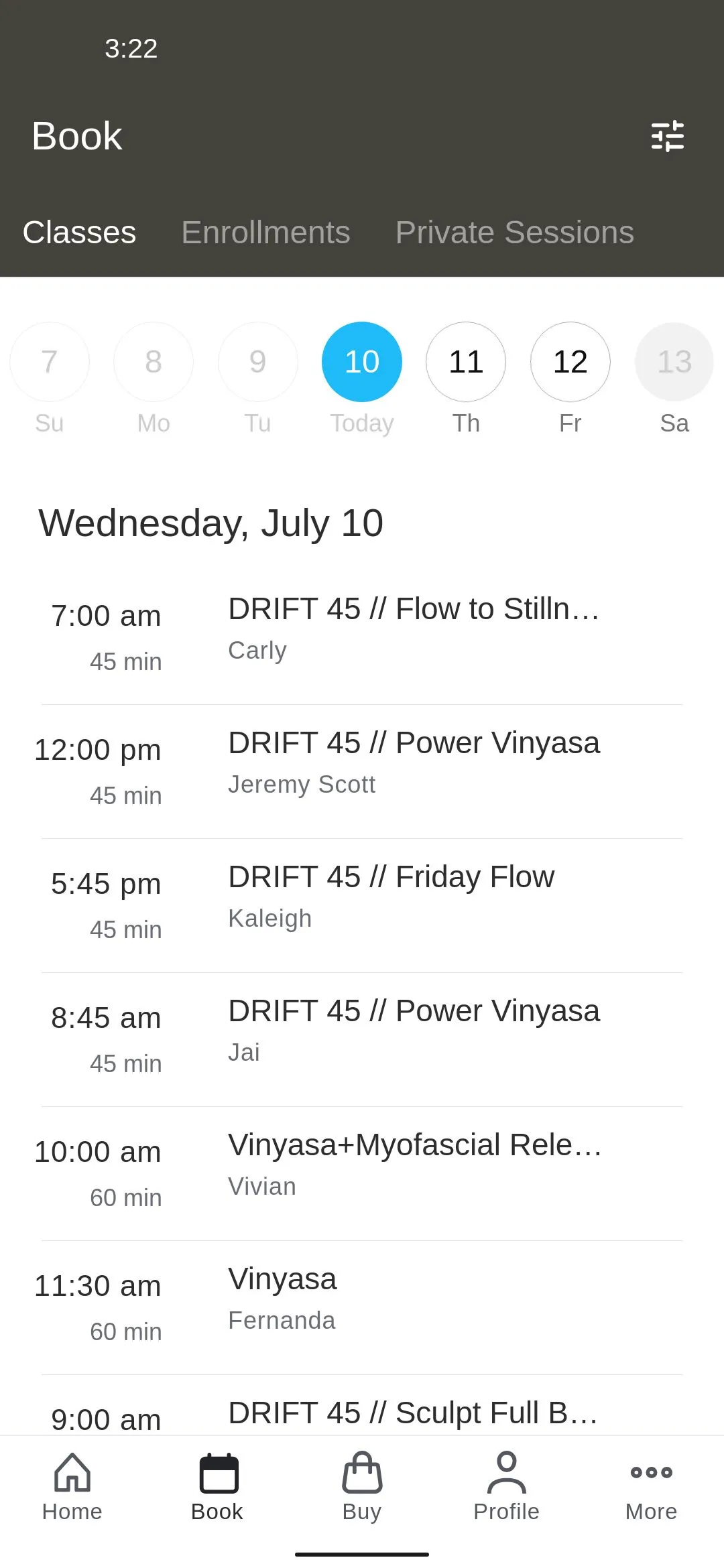 Drift Yoga + Juice Bar | Indus Appstore | Screenshot