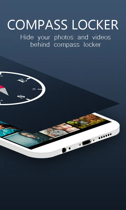 Compass - Photo & Video Locker | Indus Appstore | Screenshot