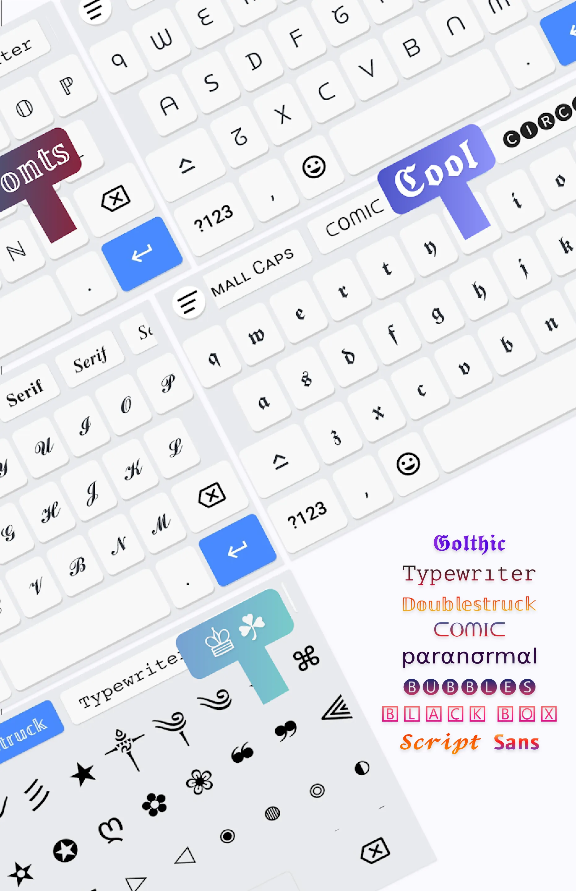 Fonts Aa - Keyboard Fonts Art | Indus Appstore | Screenshot