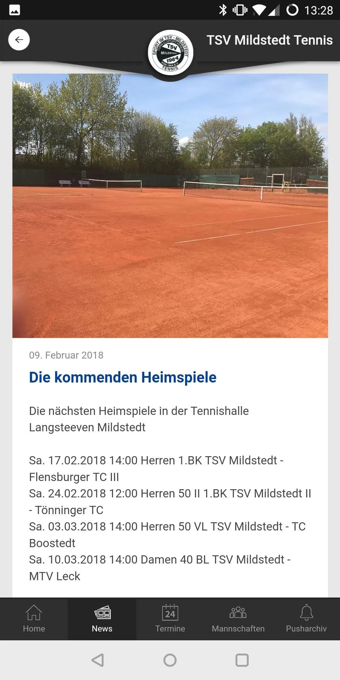 TSV Mildstedt Tennis | Indus Appstore | Screenshot