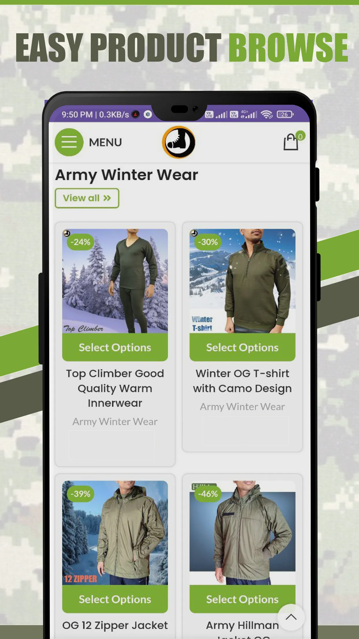 Online Army Store | Indus Appstore | Screenshot