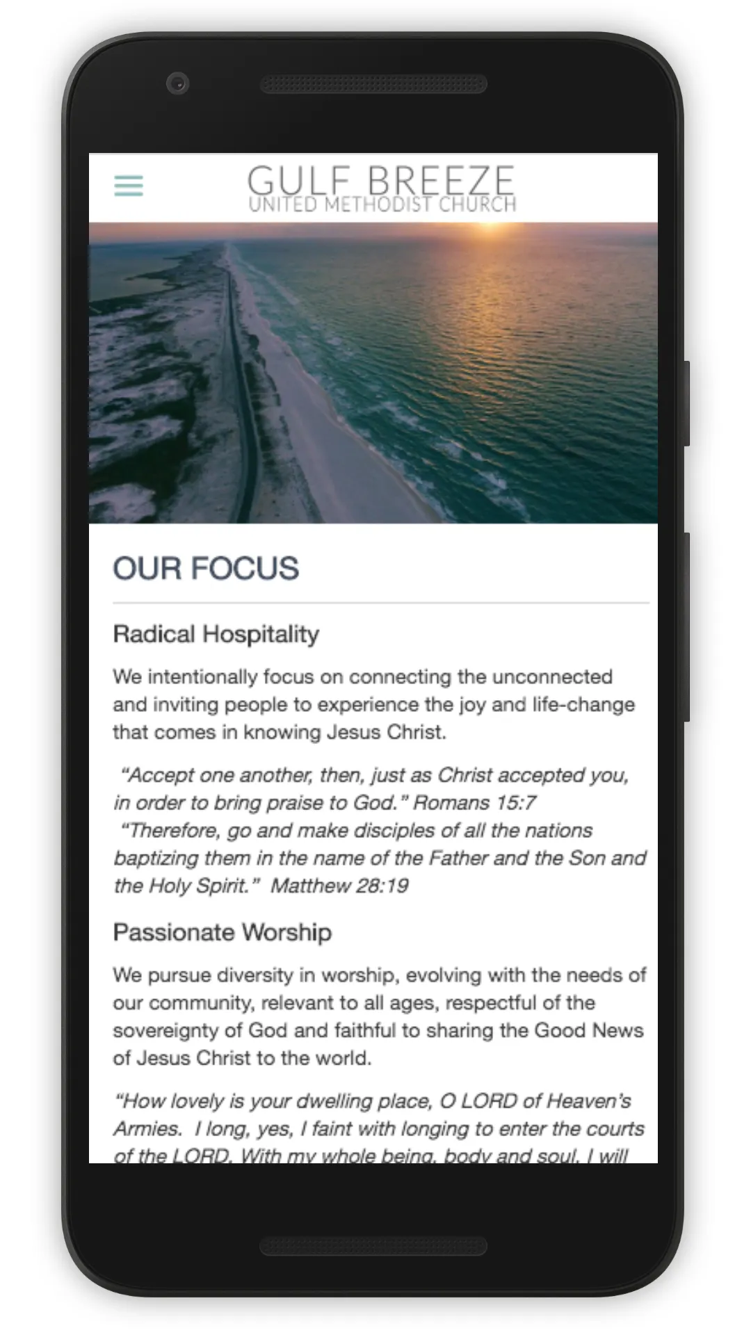 Gulf Breeze UMC | Indus Appstore | Screenshot