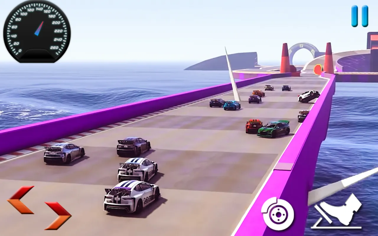 Vertical Ramp Extreme Car Jump | Indus Appstore | Screenshot