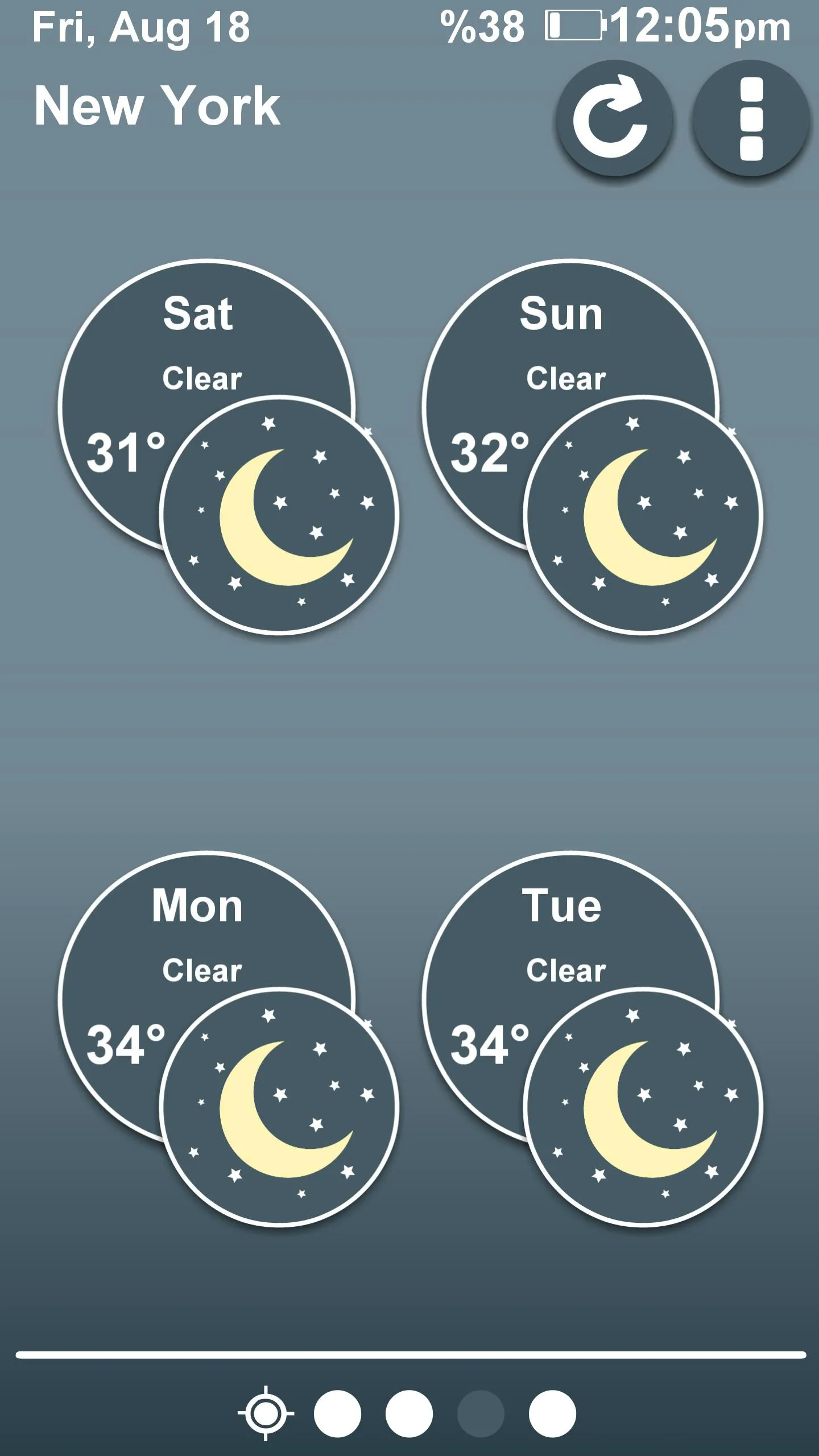 Weather Sky Blue | Indus Appstore | Screenshot