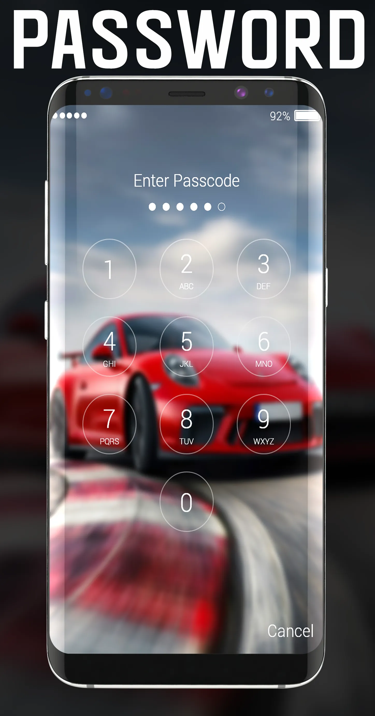 Supercar Lock Screen | Indus Appstore | Screenshot