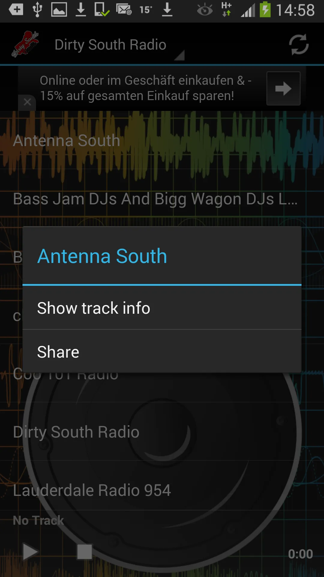 Dirty South Radio Stations | Indus Appstore | Screenshot