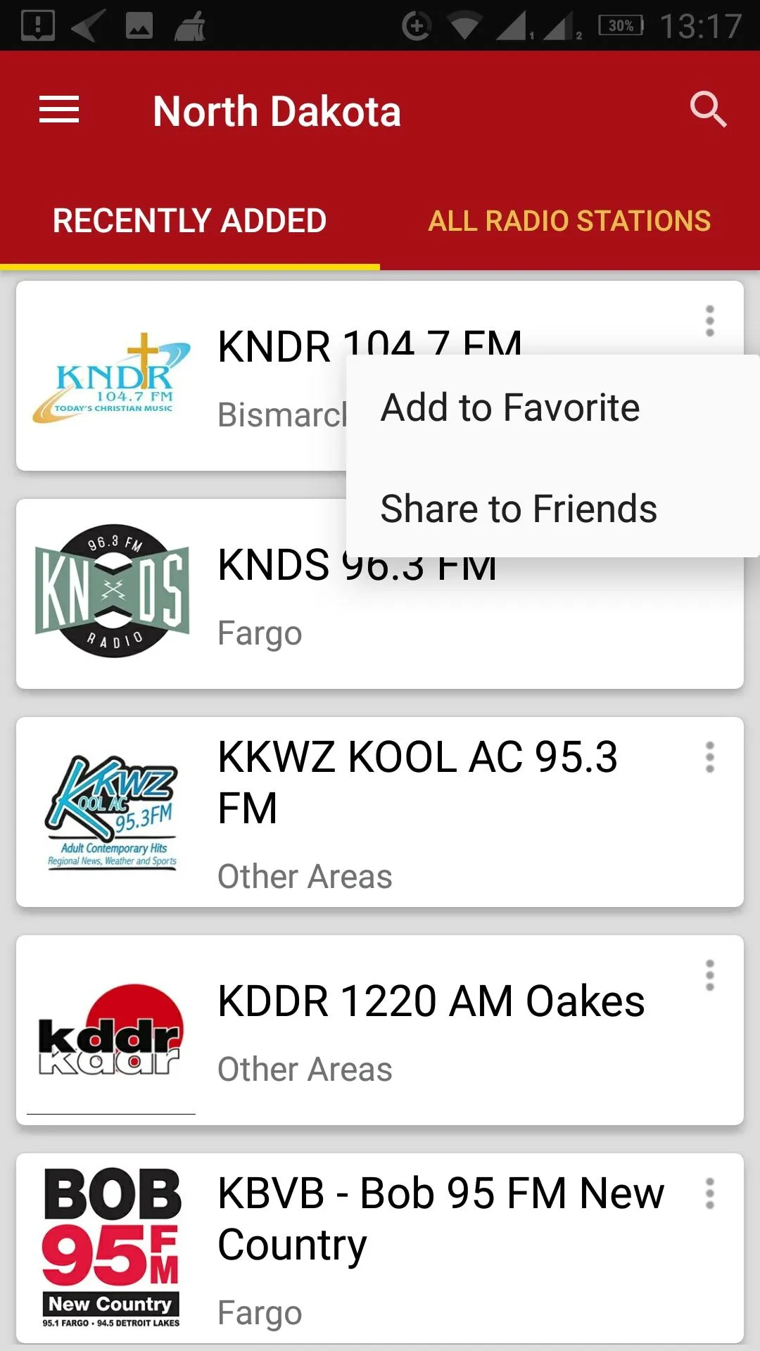 North Dakota Radio Stations | Indus Appstore | Screenshot