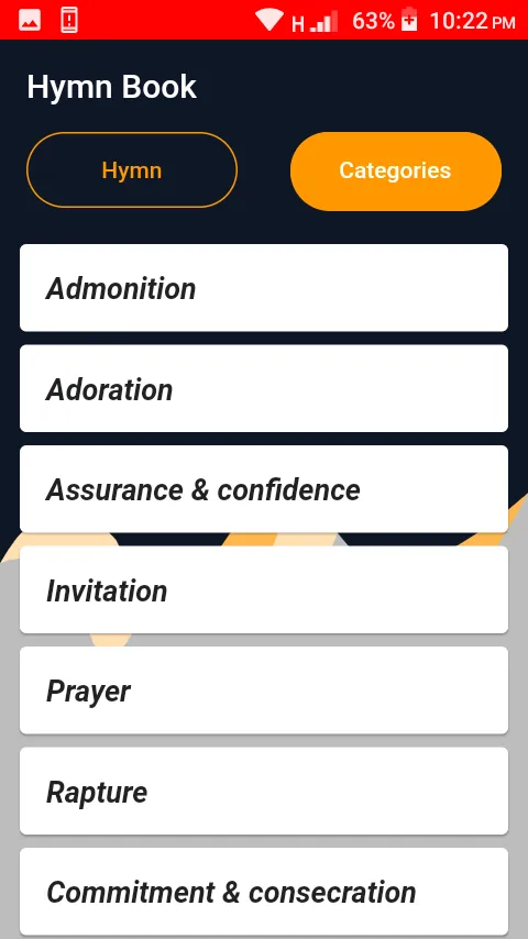 Hymn book | Indus Appstore | Screenshot