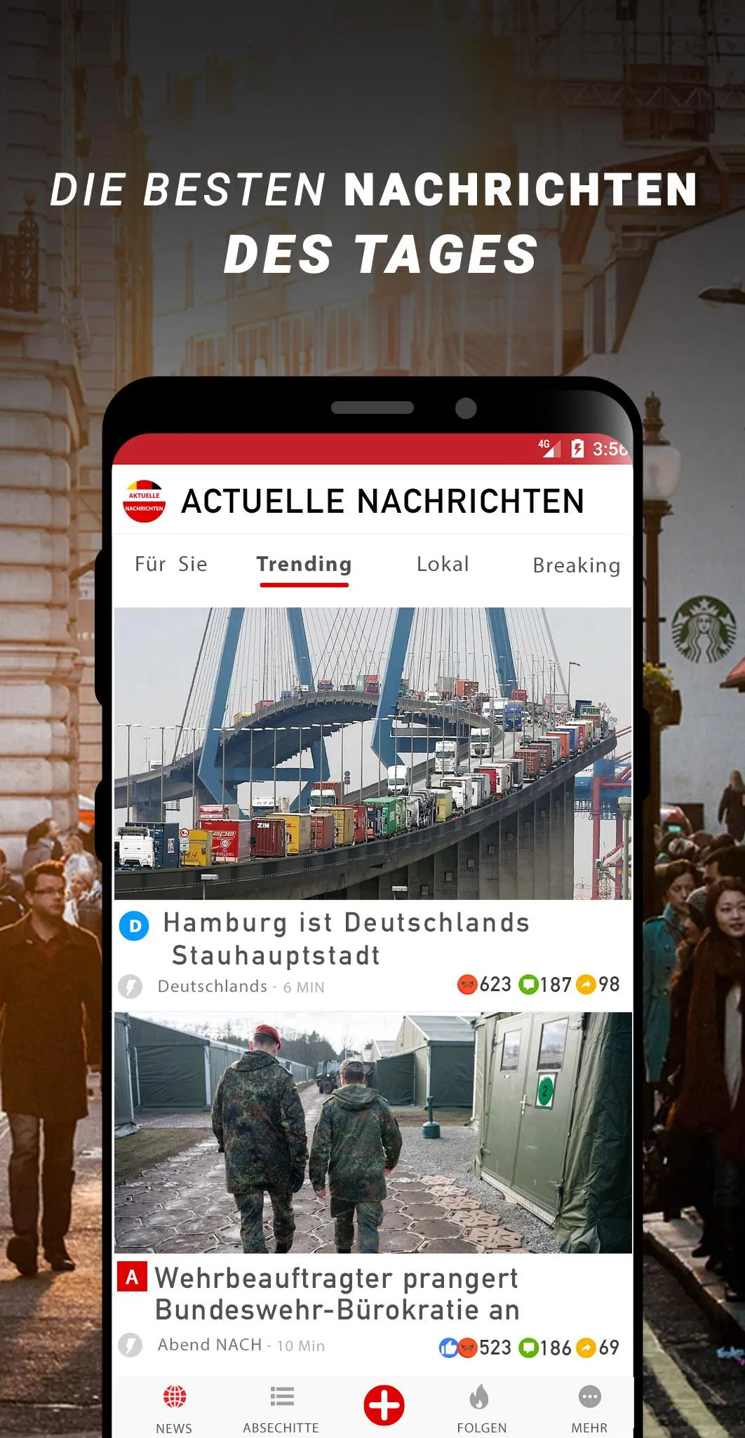 Eilmeldung Deutschland | Indus Appstore | Screenshot