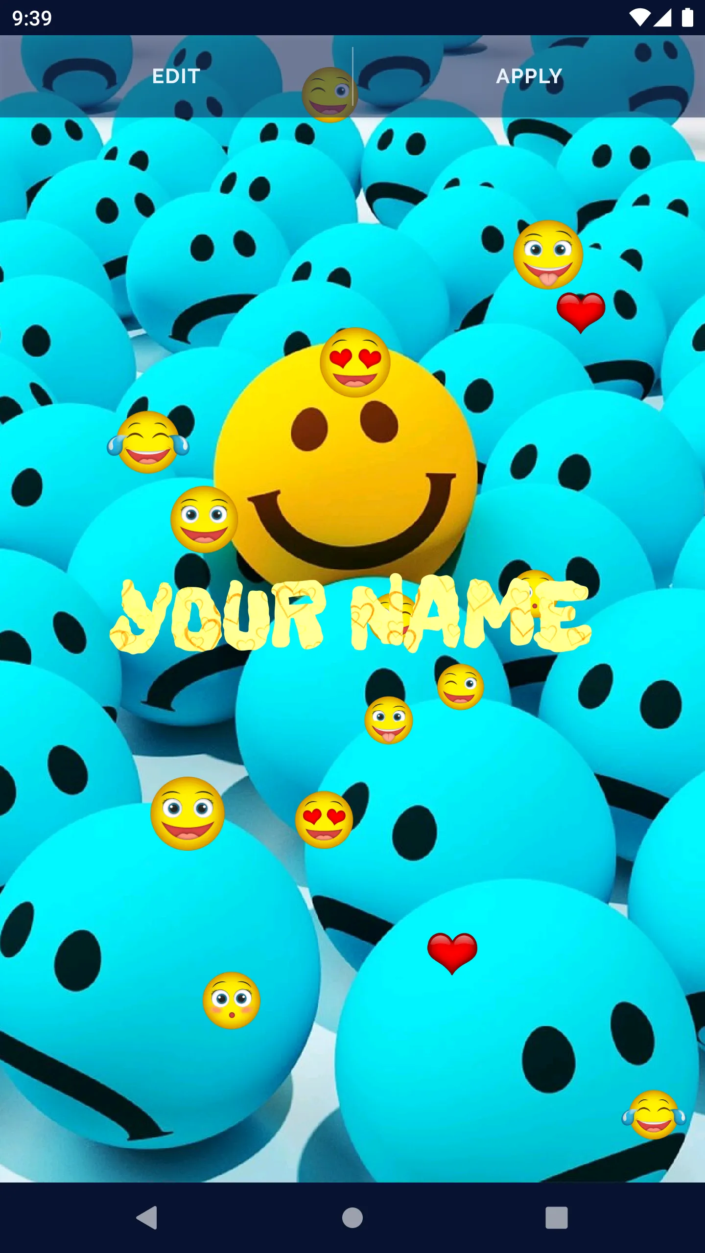 Cute Emoji Live Wallpaper | Indus Appstore | Screenshot