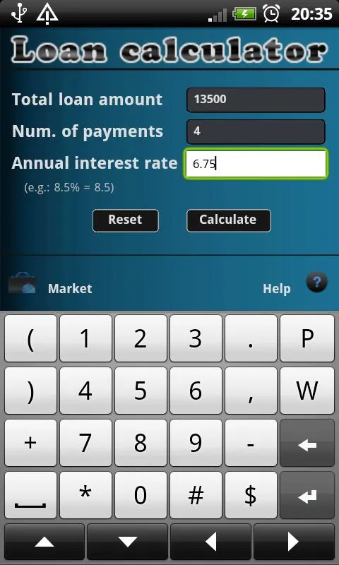 Loan calculator | Indus Appstore | Screenshot