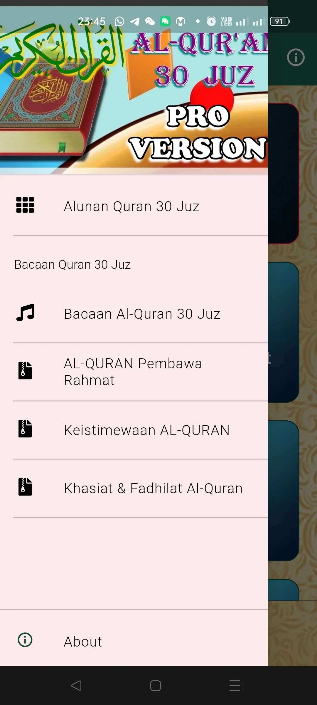 Bacaan AL-QURAN (Full 30 JUZ) | Indus Appstore | Screenshot