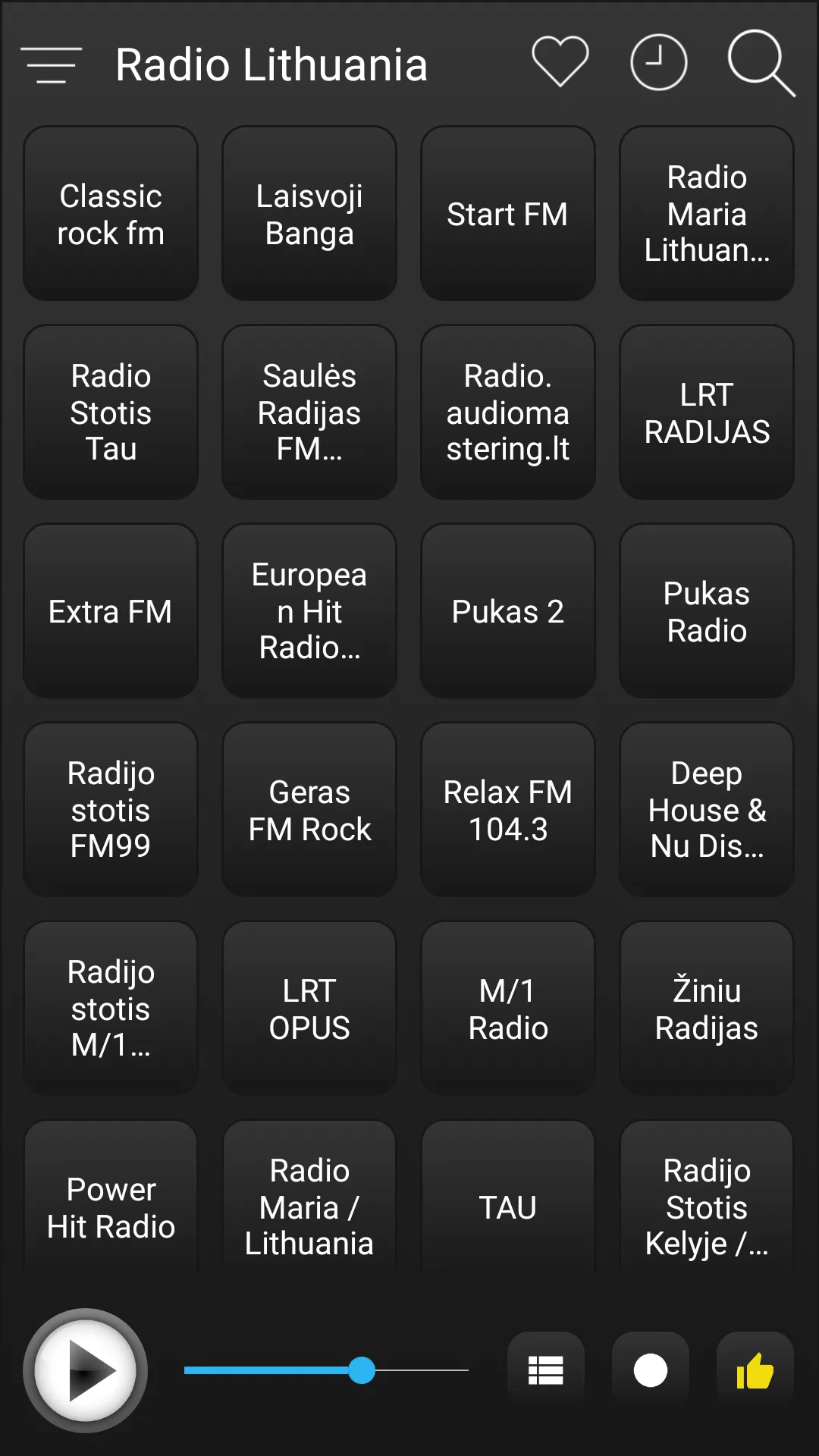 Lithuania Radio Station Online | Indus Appstore | Screenshot