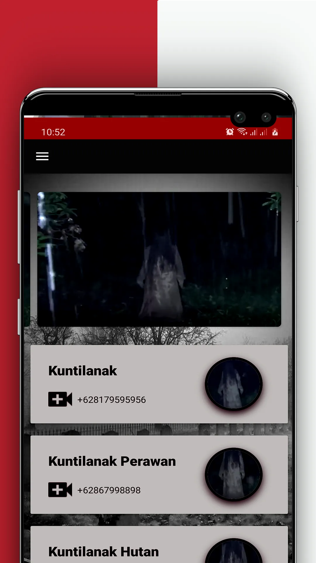 Fake Video Call Kuntilanak | Indus Appstore | Screenshot