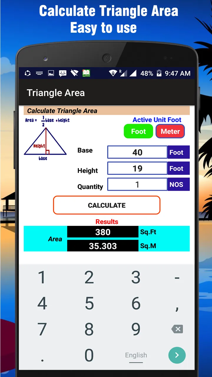 Area Calculator | Indus Appstore | Screenshot