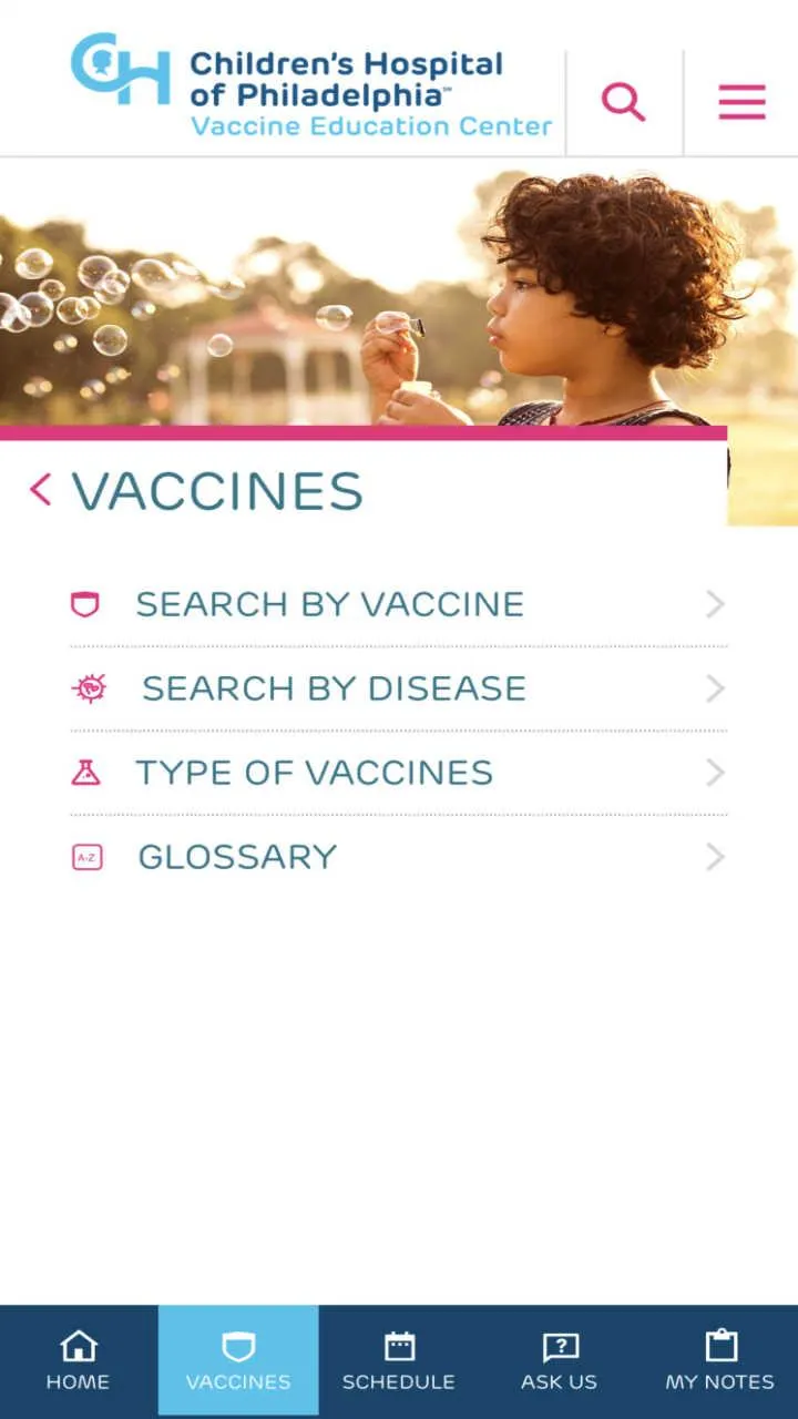 Vaccines on the Go | Indus Appstore | Screenshot