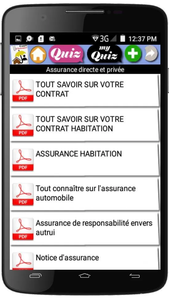 Cours d Assurance | Indus Appstore | Screenshot