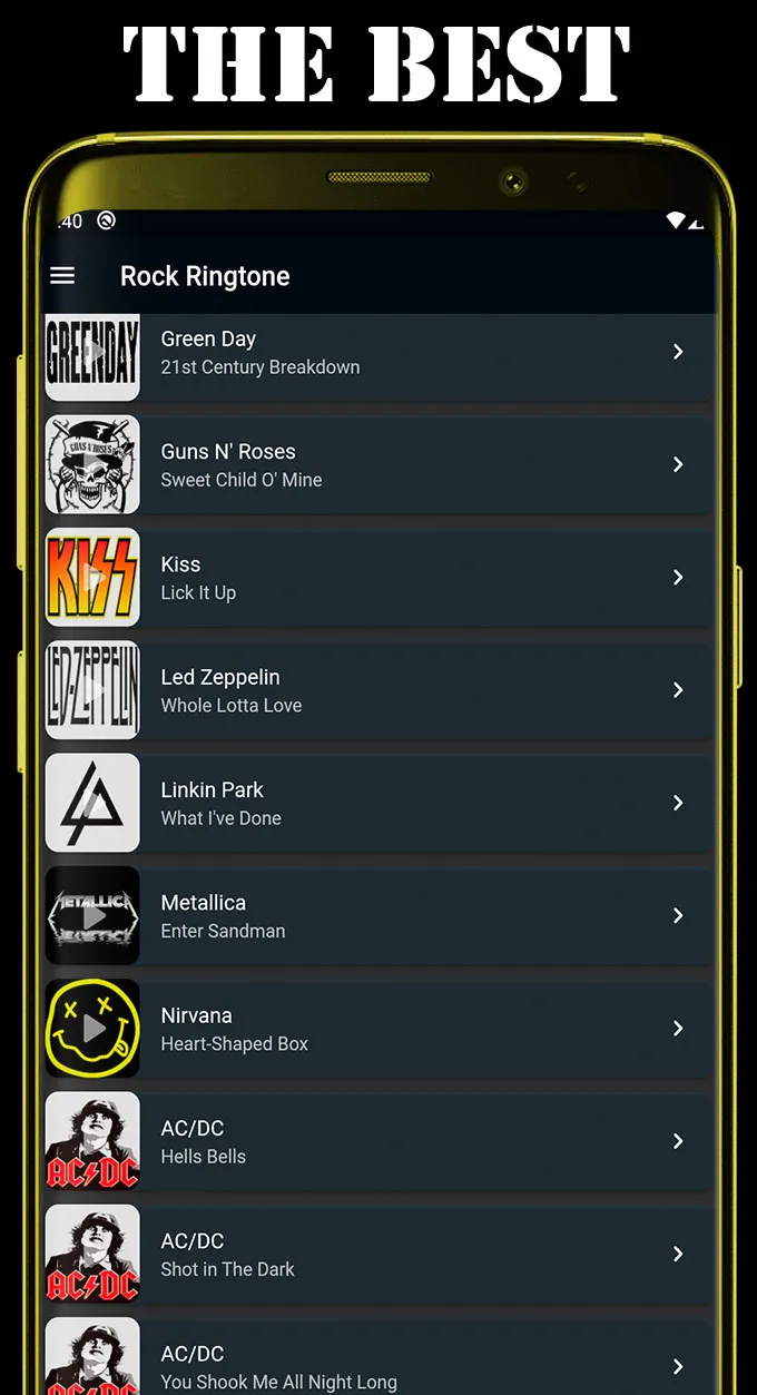 Classic Rock Ringtones | Indus Appstore | Screenshot