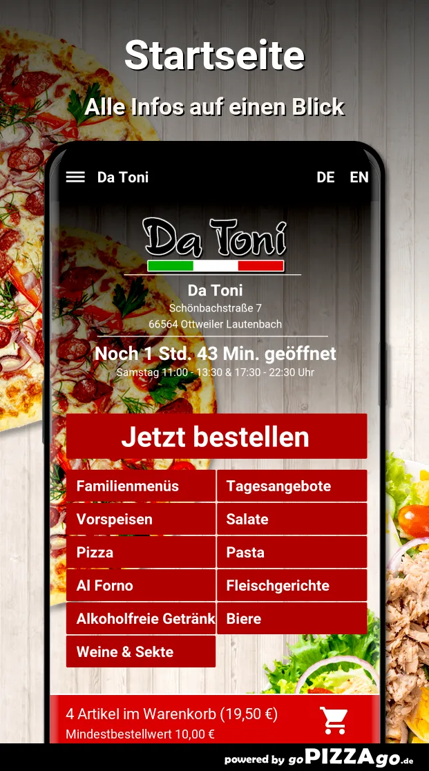 Da Toni Ottweiler Lautenbach | Indus Appstore | Screenshot