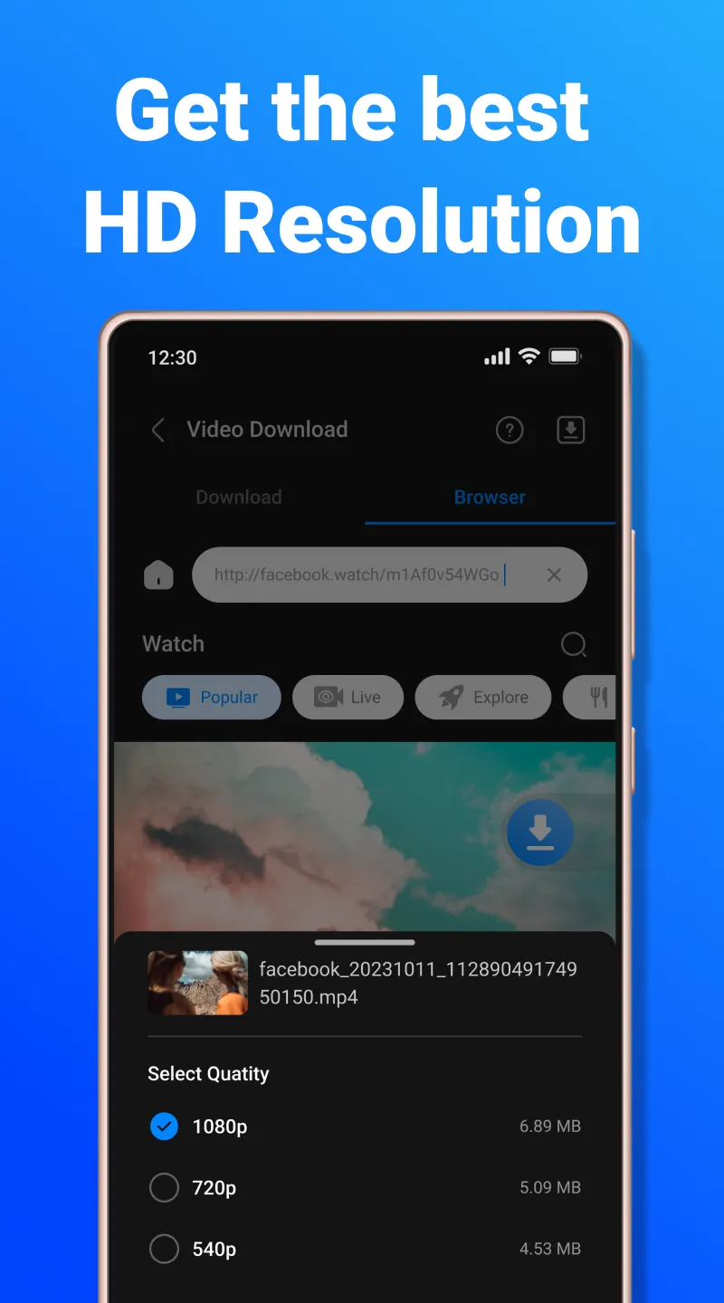 Download Video- All Downloader | Indus Appstore | Screenshot