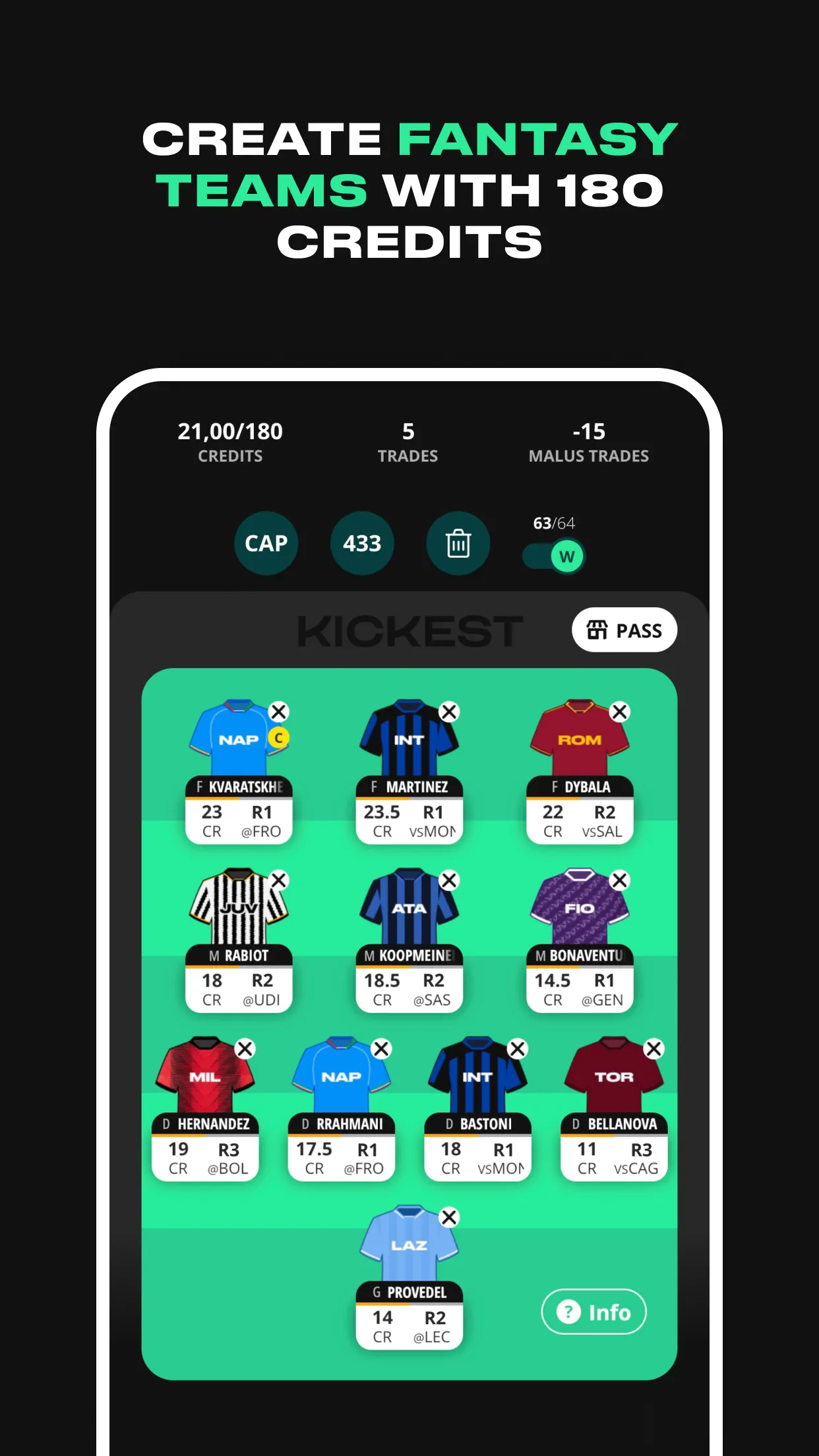 Kickest - Fantasy Serie A | Indus Appstore | Screenshot