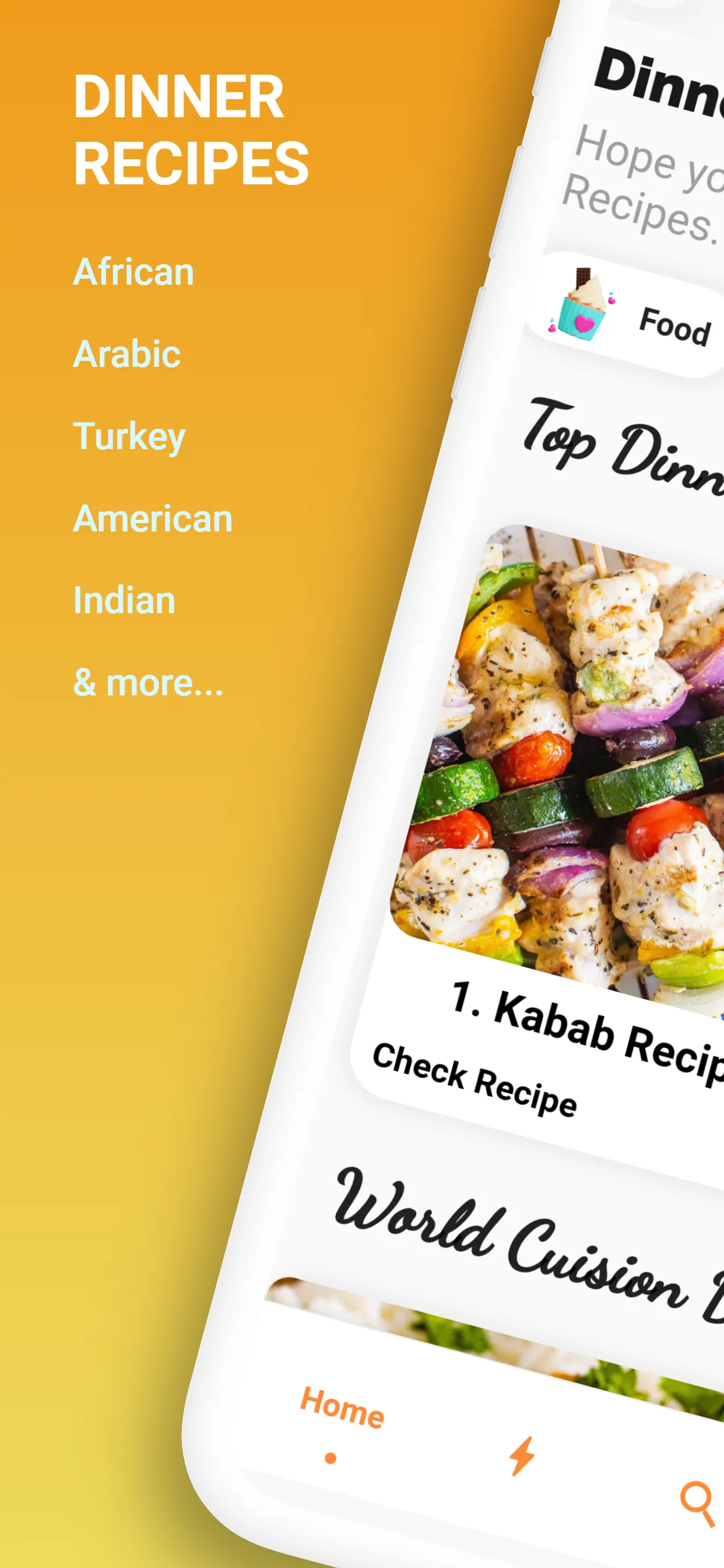 Dinner Recipes Cookbook App | Indus Appstore | Screenshot