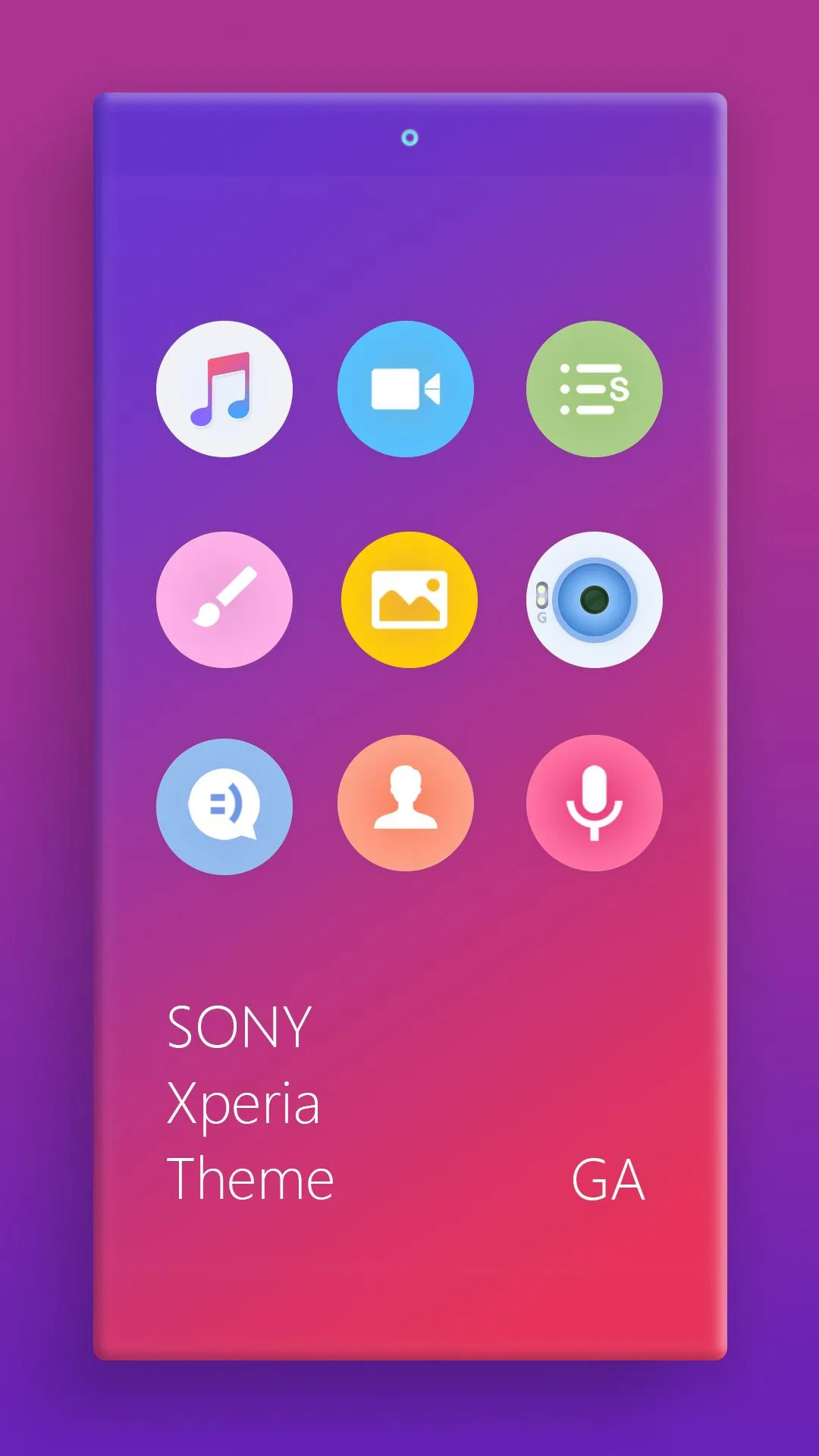 i XPERIA Theme | OS Style 12 | Indus Appstore | Screenshot