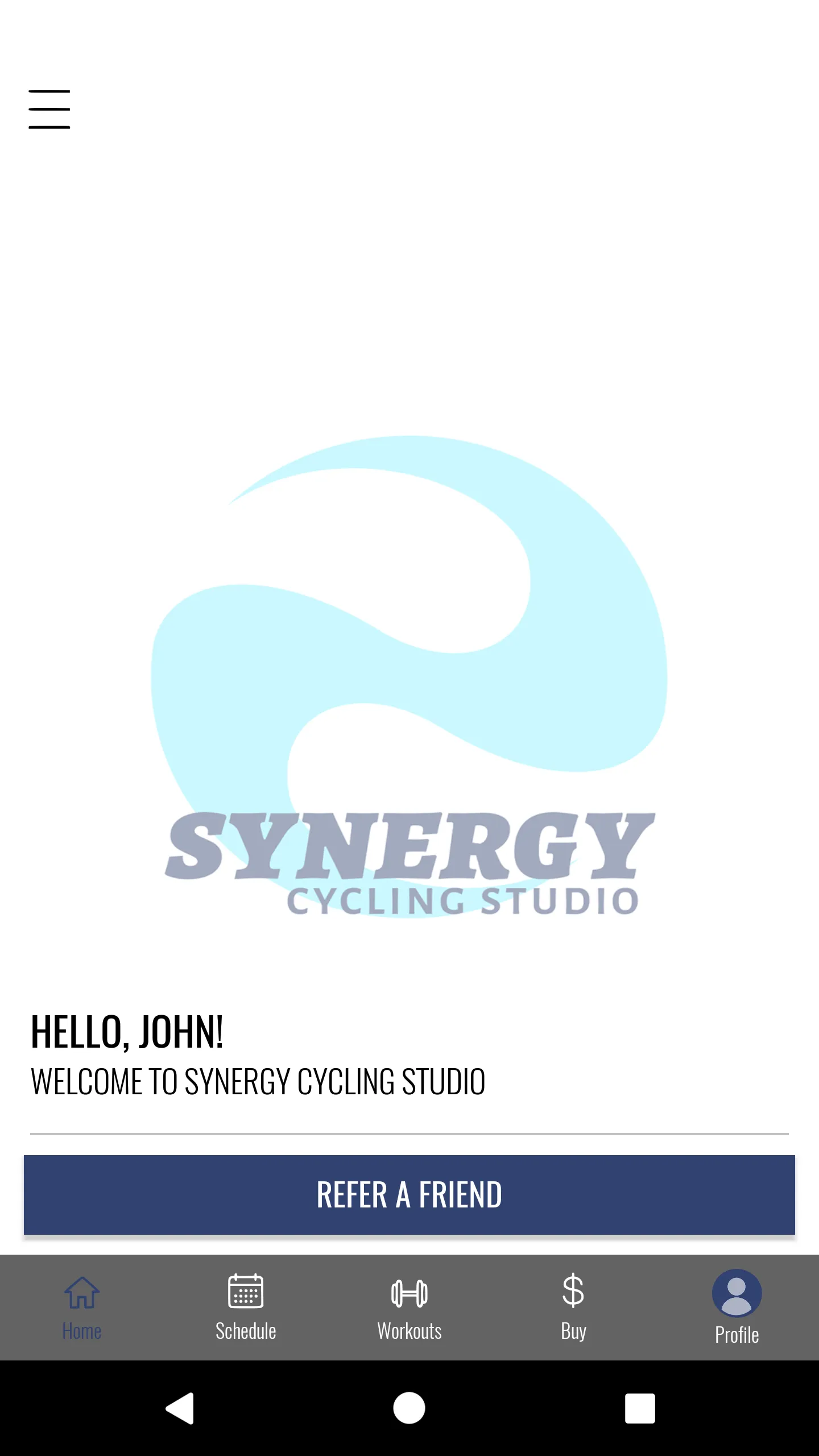 Synergy Cycling Studio | Indus Appstore | Screenshot