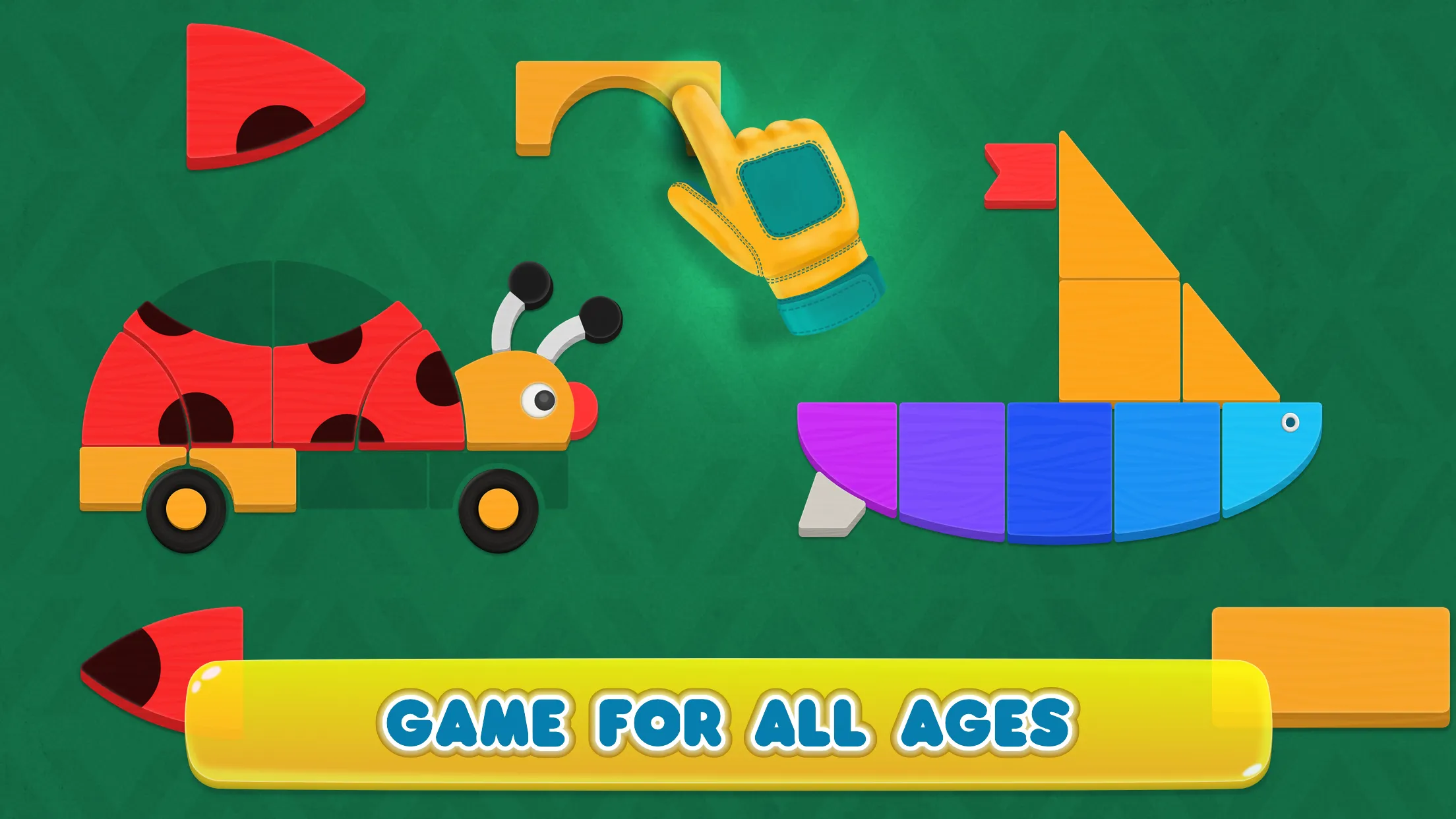 Cosmo Shapes Puzzles for kids | Indus Appstore | Screenshot