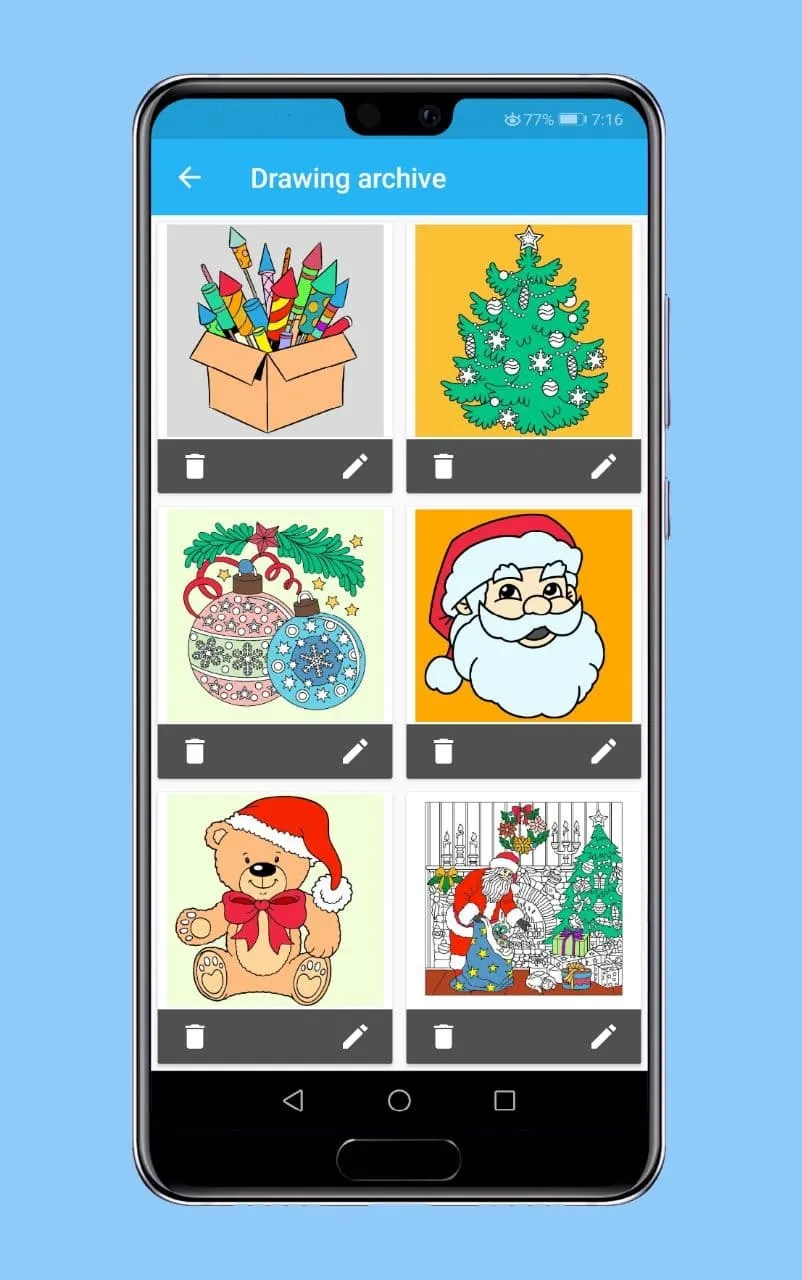 Christmas coloring book | Indus Appstore | Screenshot