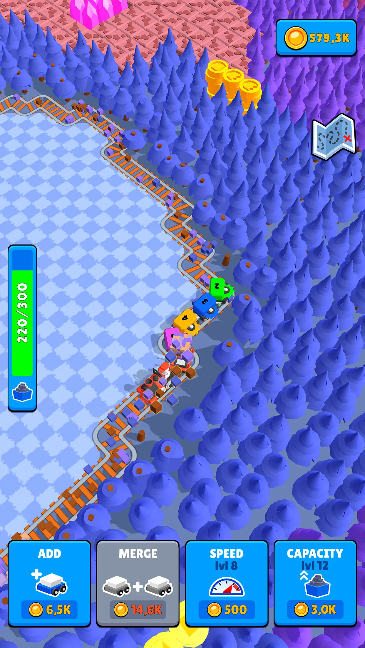 Train Miner: Idle Railway Game | Indus Appstore | Screenshot