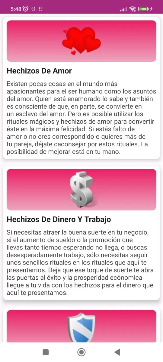 Hechizos de Magia Blanca | Indus Appstore | Screenshot