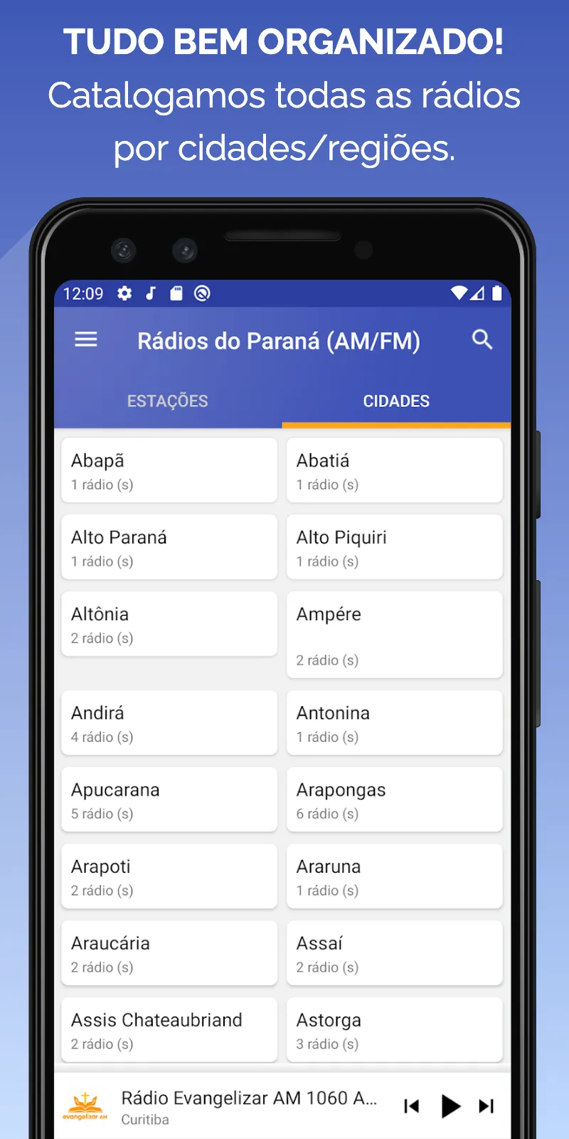 Rádios do Paraná (AM/FM) | Indus Appstore | Screenshot