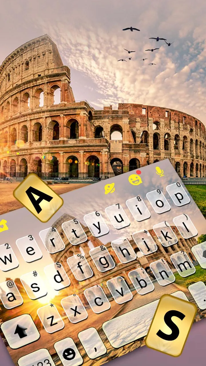 Rome Colosseum Keyboard Theme | Indus Appstore | Screenshot