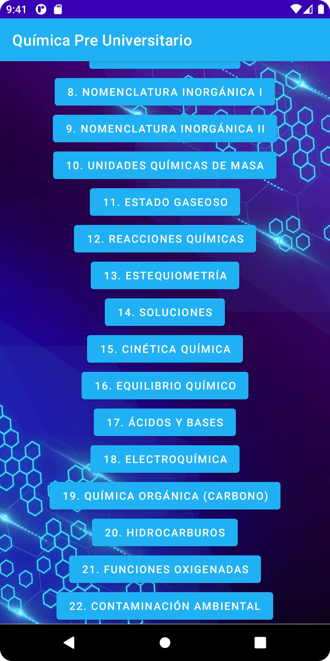 Química Pre Universitario | Indus Appstore | Screenshot