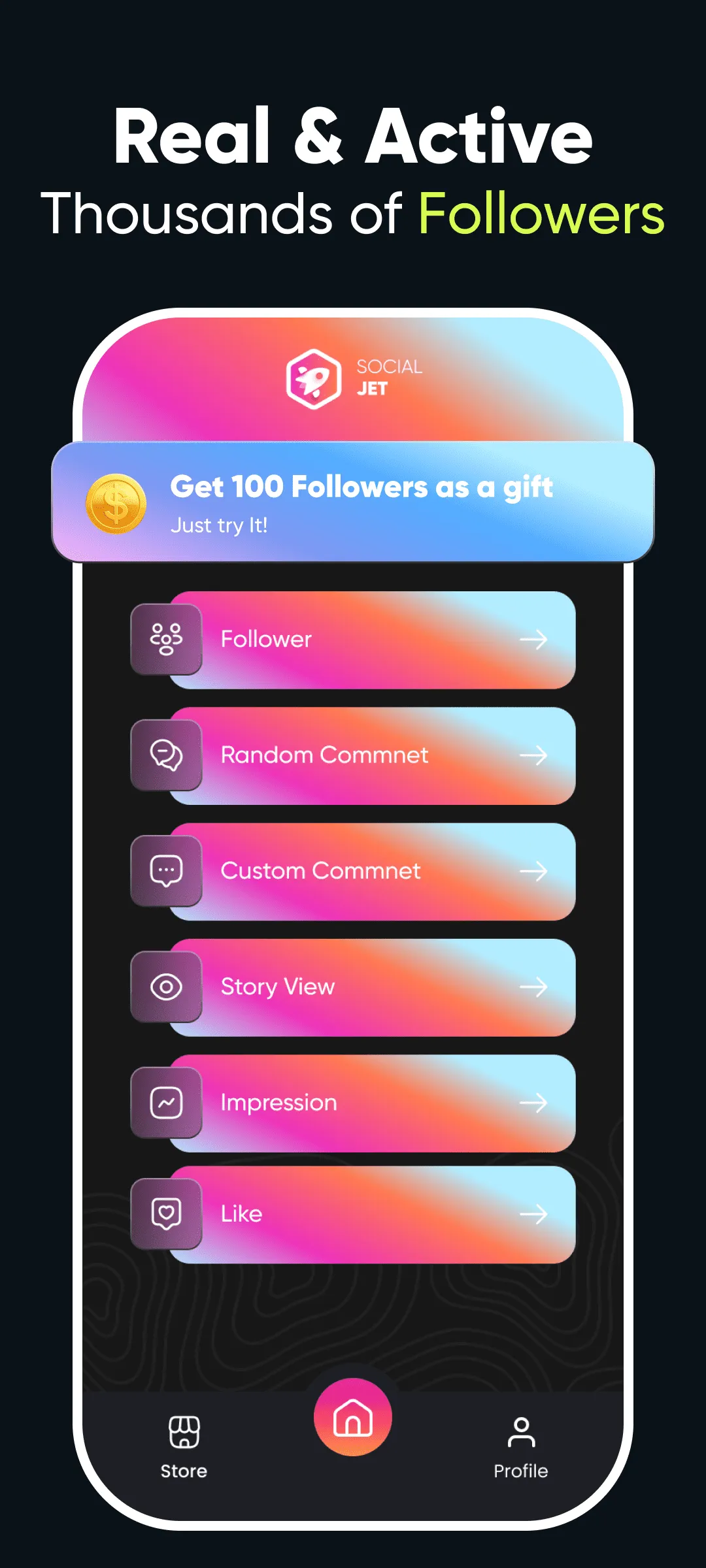 Social Jet - get real follower | Indus Appstore | Screenshot