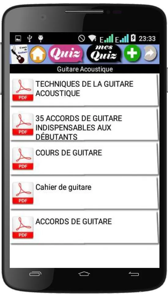 Cours de guitare | Indus Appstore | Screenshot