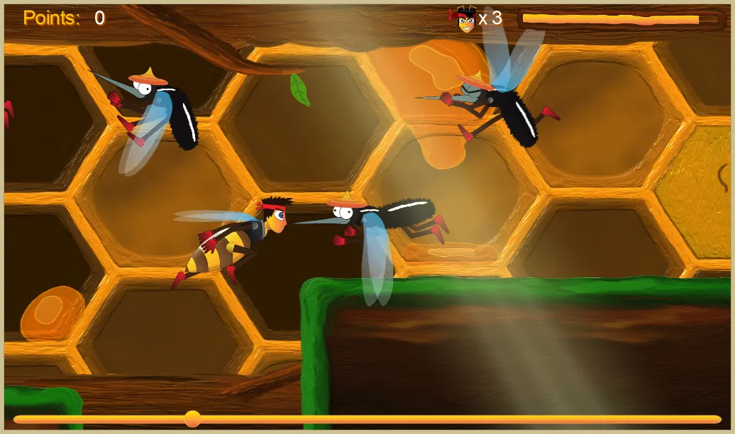 Justin the Bee: Ninja Runner | Indus Appstore | Screenshot