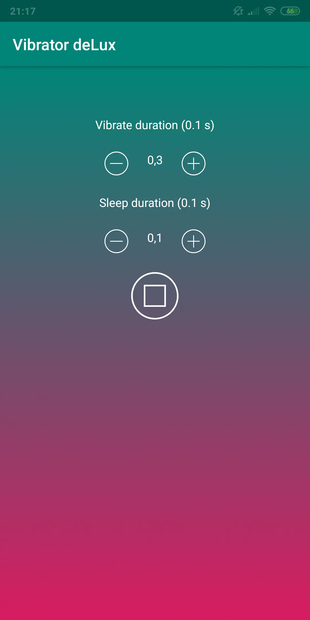 Vibrator deLux | Indus Appstore | Screenshot