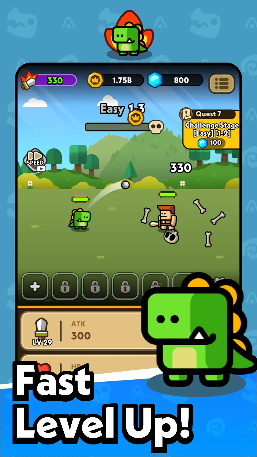 Hero Dino: Idle RPG | Indus Appstore | Screenshot