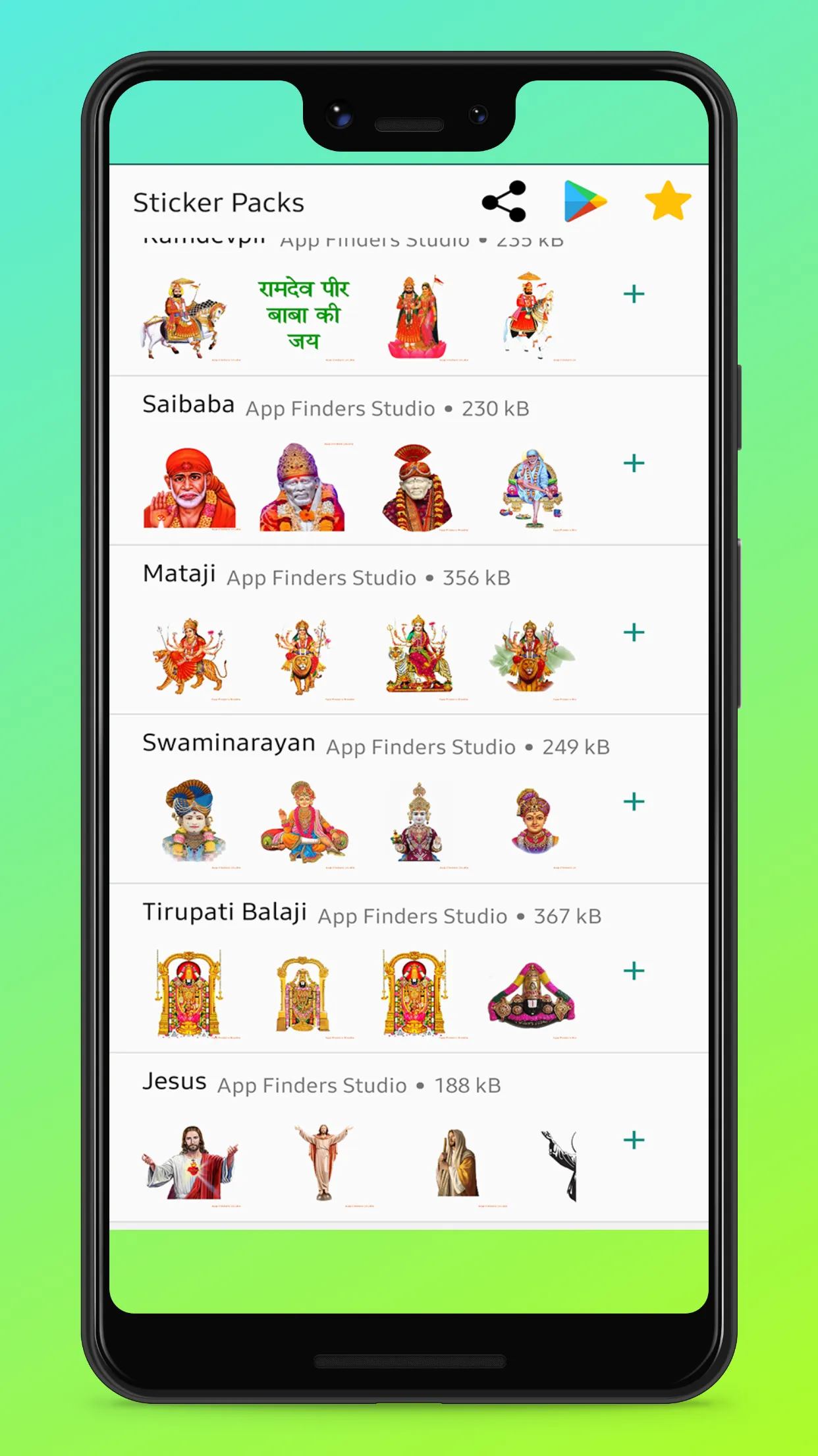 All god wasticker app | Indus Appstore | Screenshot