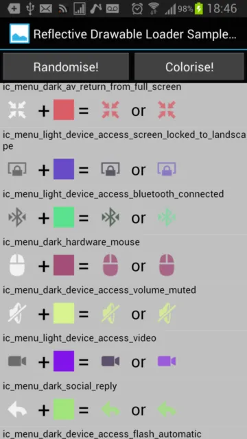 Reflective Drawable Loader | Indus Appstore | Screenshot