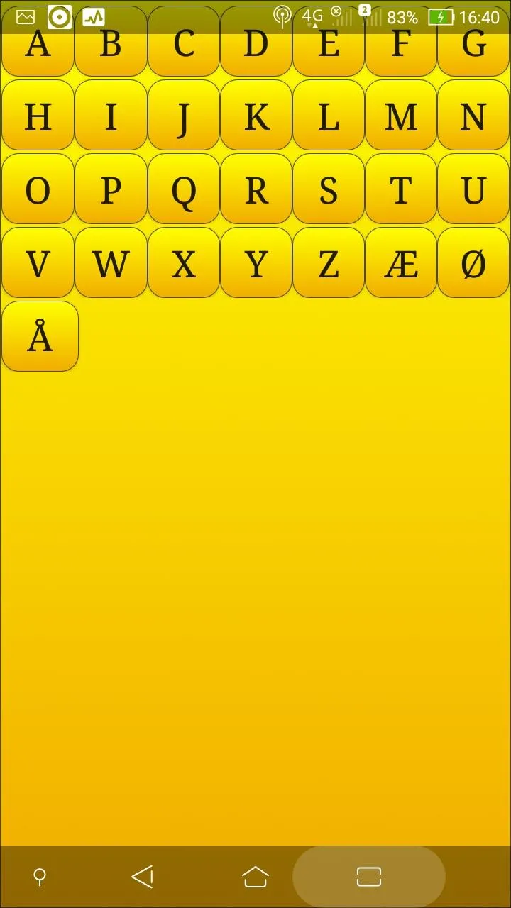 Danish alphabet for old people | Indus Appstore | Screenshot