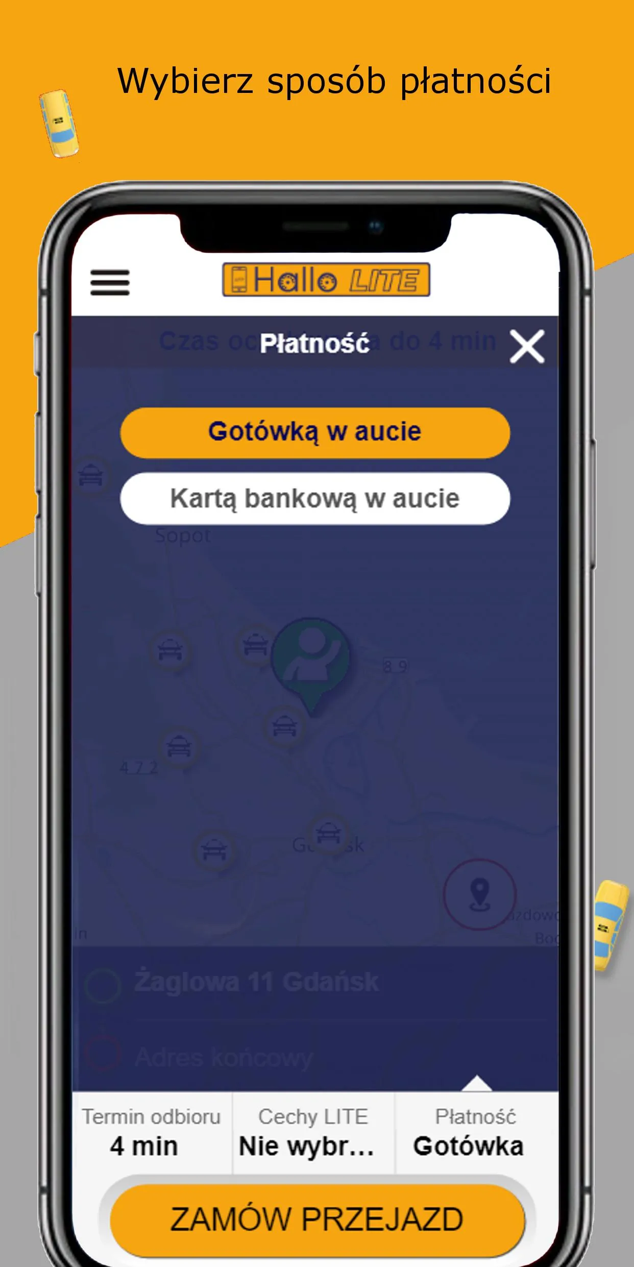 Hallo Taxi Gdańsk LITE | Indus Appstore | Screenshot