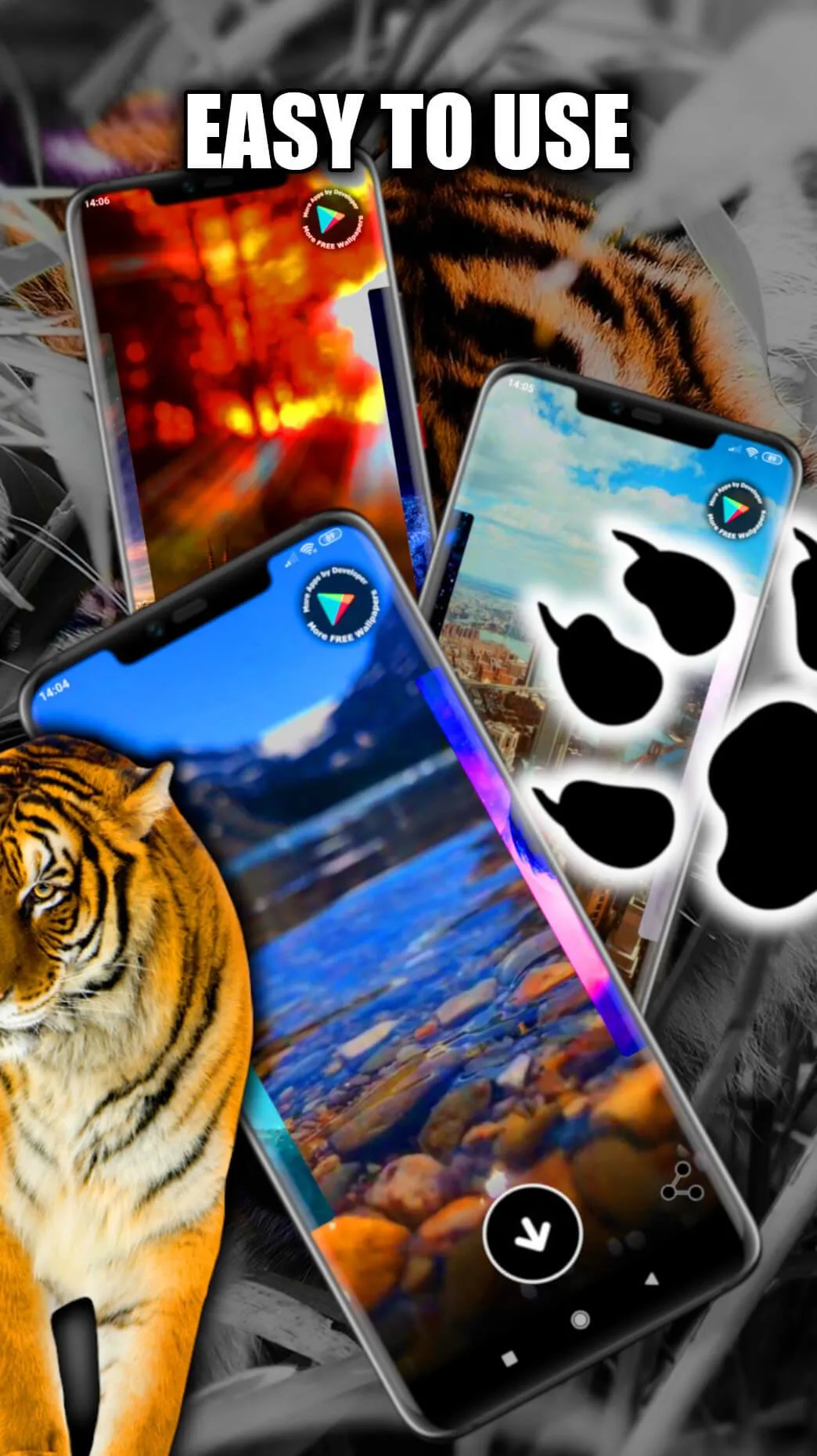 Tiger Wallpaper Live HD/3D/4K | Indus Appstore | Screenshot